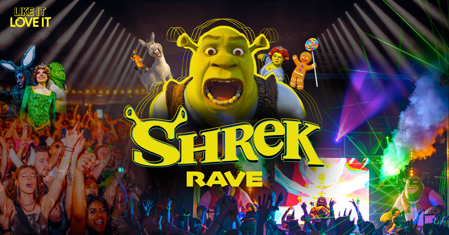 SHREK RAVE OFFICIAL UK TOUR Shrek Rave Official